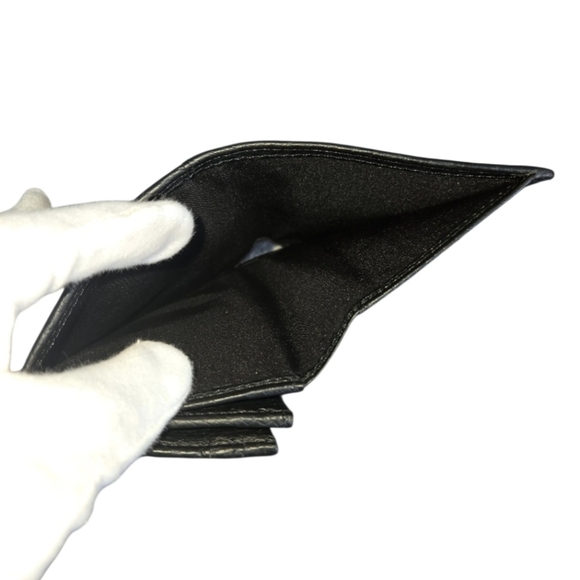 Valentina Black Leather Wallet - Picture 9 of 12